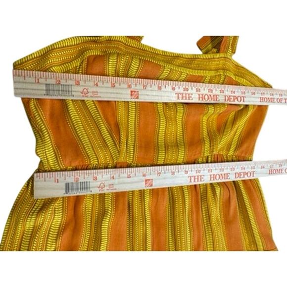 "A LOVE'S A" Tie Strap Tier Sundress SZ M Babydoll Boho Summer Fairy Core Flowy - Picture 7 of 16